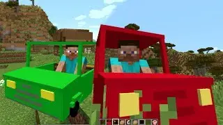 Minecraft MOD - Custom NPS, CARS, GUNS - KokaPlay Let's Play