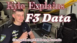 Formula 3 race car data explained by the driver Kyle Evans! KCK Lubricants