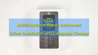 F210 driver installation and language change