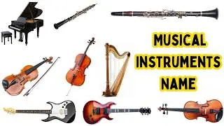 List of Musical Instruments ll 15 Musical Instruments Names in English With Pictures