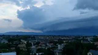 Shelf Cloud ⛈ 2 Lipca 2020 ⚡️ Timelapse