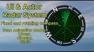 Unreal Engine 5 Radar System – Technical Overview