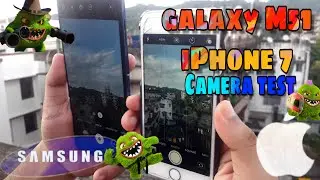 Galaxy M51 vs iPhone 7|Camera test📷| Can midrange outrun old flagship?