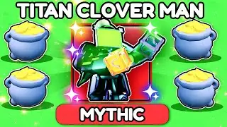 Unlocking The TITAN CLOVER MAN in Toilet Tower Defense