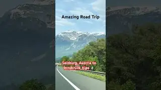 Road trip Salzburg to Innsbruck via Germany #road #roadtrip #car #travel  #germany #shorts #viral