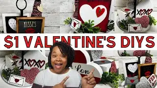 ♥️ CUTE & EASY $1 TIERED TRAY DIYs | Valentine's Day Decor ideas to try for 2022!