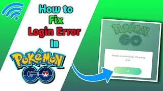 How to Fix Pokemon Login Error with WiFi