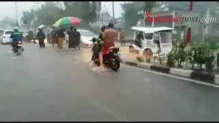 Banjir selama dua jam, Kotamobagu kebanjiran