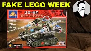 Fake Lego Week Day 4: Red Alert 3 Tesla Tank | Ashens