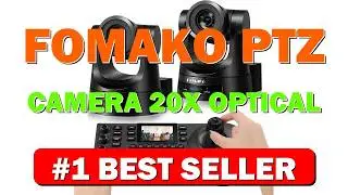 FoMaKo PTZ Camera 20X Optical Zoom HDMI PTZ Bundle with PTZ Controller - B096Z9S1ZP