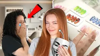 JE PIÈGE UNE ABONNÉE 😱 et fais mes ONGLES chez elle INCOGNITO !
