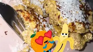 Banános-narancsos zabpalacsinta 🍌🍊 DIÉTÁBA BEILLESZTHETŐ 😼