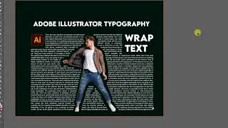 Best way to wrap text in Adobe Illustrator | Typography tips