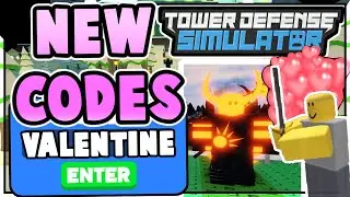 NEW VALENTINE TOWER DEFENSE SIMULATOR CODES! *OP TROOPS + GIVEAWAY* Roblox Tower Defense Codes 2020