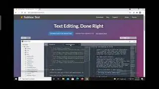 Lecture : 1 How to Download Sublime text Editor (beginner level html and css in Telugu)