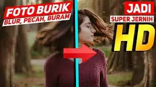 FOTO BURIK PECAH JADI HD SUPER JERNIH DI ANDROID, GINI CARA NYA !! | TANPA APLIKASI