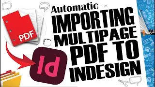 Importing / Placing Multipage PDF into Indesign #dtptips #graphicdesign #indesign