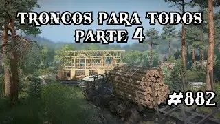 Troncos para todos parte 4 | SnowRunner T1 #882
