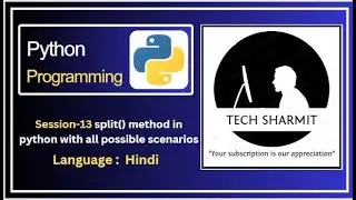 split() function or method in Python | methods in python | function in python | Python course |