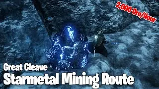 New World - Starmetal Ore Farm Route (Great Cleave)