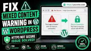 Fix Mixed Content Warning in WordPress | HTTPS Not Secure Issue Solved!