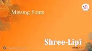 Missing Fonts