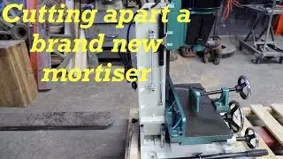 Chopping Apart a New Hollow Chisel Mortiser  | Engels Coach Shop