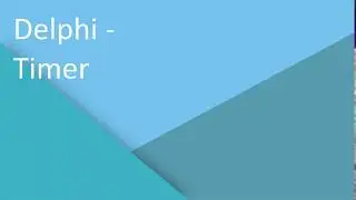 Delphi - Timer