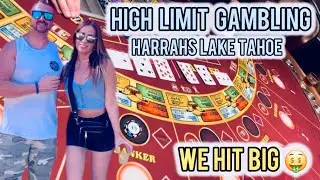 We Hit Big Boys! High Limit Baccarat & Roulette At Harrahs Lake Tahoe