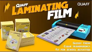 QUAFF LAMINATING FILM SUITABLE FOR SCHOOL LEARNING ACTIVITY