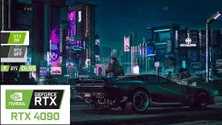 Cyberpunk 2077 Patch 1.6 at 4K - Raytracing On/Off - DLSS On/Off - i9 13900K - RTX 4090