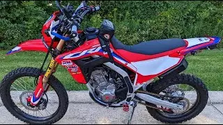 Honda CRF300L Fender and Fork Protector Decal Kit