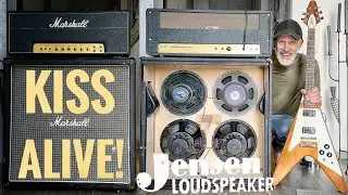 Finally Nailed the KISS ALIVE! guitar tone!! With a 4x12 of VINTAGE JENSENS!