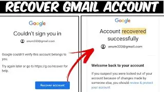 How to Recover Gmail Account without Verification Code Password & Phone Number 2023