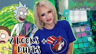 Glamlite x Rick and Morty Collection Review + 2 LOOKS | Steff's Beauty Stash