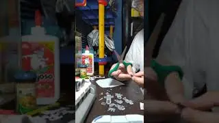 haciendo un papercraft de un lepisma
