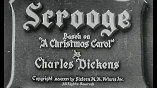SCROOGE (1935) - Full Movie - Captioned