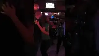 Dancing with dinosaur #dinosaur #countrydancing #dancing #bar #girl