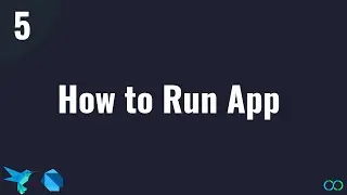 Flutter tutorial - #5   how to run the app