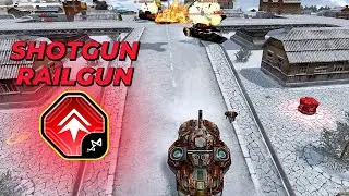Tanki Online - Railgun Shotgun Augment | Highlights With New Crisis Effects!!