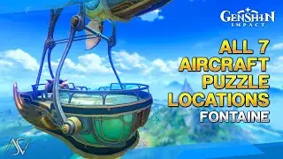 All Aircraft Puzzle Locations (6 Remarkable Chests) - Fontaine | Genshin Impact