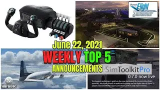 MSFS DirectX 12 | PMDG DC-6 Released | VelocityOne Yoke | Microsoft Flight Simulator | Weekly Top 5