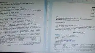 Gcc-tbc English 40 personal/Resume formatting, by kamlesh bhad, maza class, personal letter typing