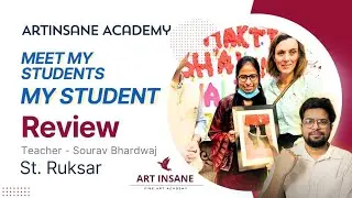 My Student Review By Ruksar For Art Classes #bfa #art