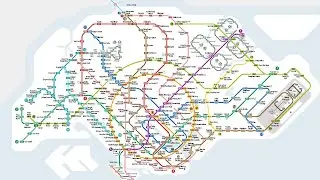 Greater Singapore Transit Map - Google Drawing Editing Timelapse