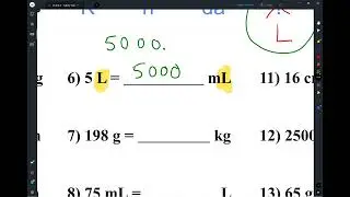 Metric Conversion / Scientific Notation / Graduated Cylinder