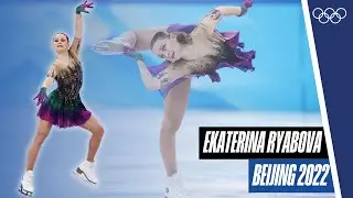 ⛸️Ekaterina Ryabova's 🇦🇿 dynamic skate to Mambo Italiano🇮🇹🎶