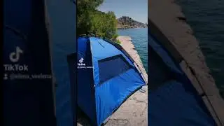 Авто к морю. Первая линия. Отдых на Адриатике. Палаточная жизнь.