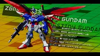 Gundam SEED Destiny: Rengou vs. Z.A.F.T. II Plus: Destiny Gundam ALL MOVES