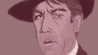 Anthony Quinn Portrait Drawing